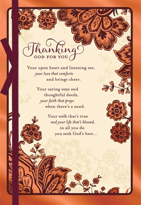 Thanking God for You Religious Thanksgiving Card - Greeting Cards - Hallmark