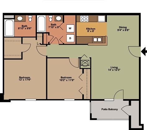 Meadow Creek Floorplans — Meadow Creek Apartment Homes