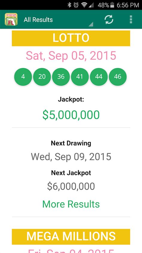 Florida Lottery Results - Android Apps on Google Play