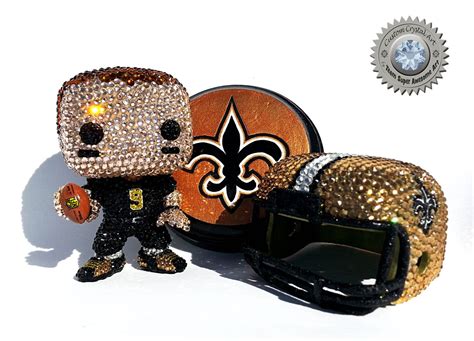 Custom Crystal Football Funko Pop Drew Brees New Orleans Saints by ...