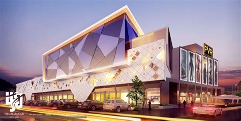 HS3D Visualization Pvt. Ltd. | Shopping mall architecture, Facade ...