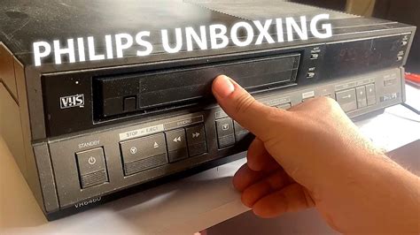 Returned to 1985 with the PHILIPS VCR | Unpacking VHS video cassette recorder - YouTube