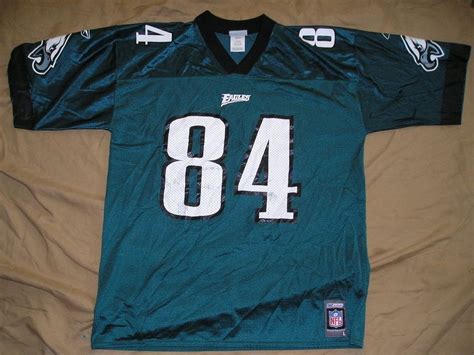 vintage REEBOK PHILADELPHIA EAGLES F MITCHELL 84 JERSEY sz L Print # ...