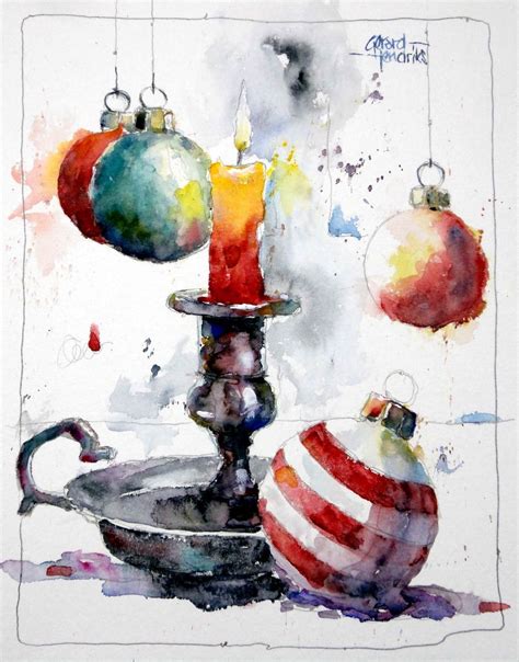 Gerard Hendriks - Blog | Watercolor christmas cards, Christmas ...