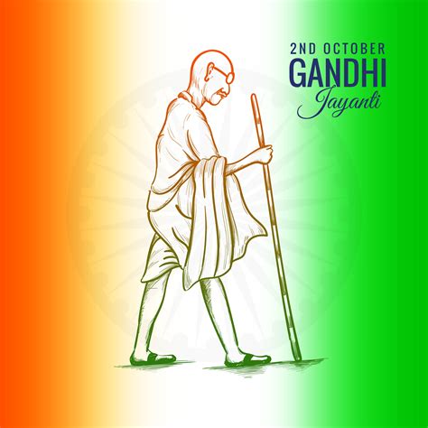 2nd October Gandhi Jayanti for Creative Poster Background 1335242 Vector Art at Vecteezy