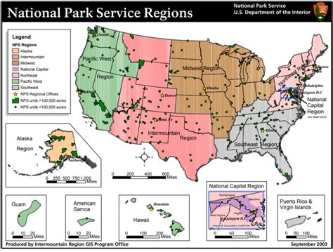 National Park Service Regions | RAWS