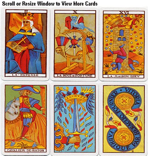 Le Tarot de Marseille (Fournier Miniature Edition) - The Tarot Garden