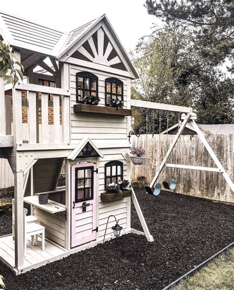 Top 10 Kids Outdoor Playhouses From Instagram - The Pink Dream - Modern ...