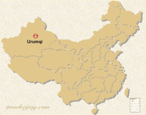 Urumqi Location Map