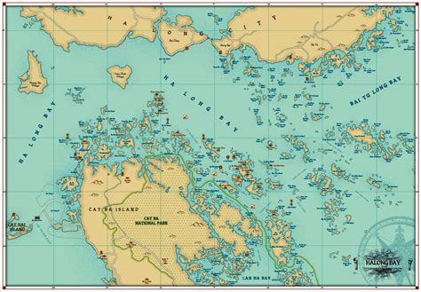 Halong Bay Maps - Vietnam Travel Map