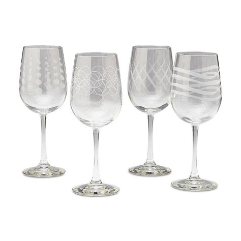 Libbey 4-piece Adorn Wine Glass Set | Barware & Stemware - Shop Your ...