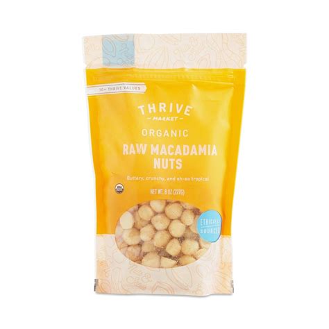 Thrive Market Goods Organic Raw Macadamia Nuts - Thrive Market