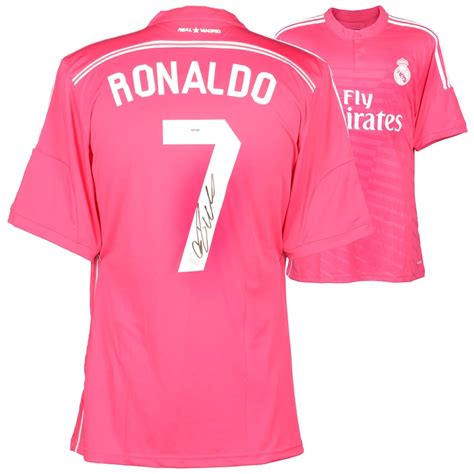 Fanatics Authentic Cristiano Ronaldo Real Madrid Autographed Pink Jersey