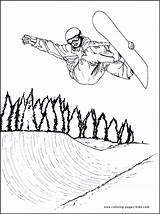 Snowboard Coloring Pages sketch template