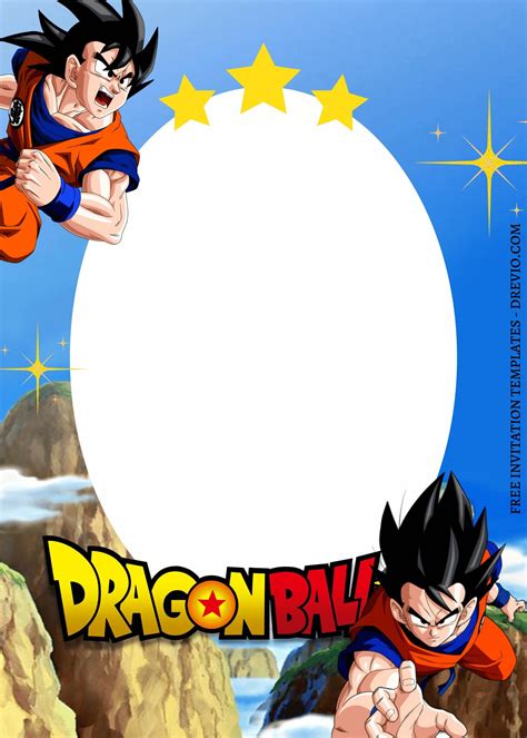 9+ Ultimate Dragonball Super Brolly Canva Birthday Invitation Templates ...