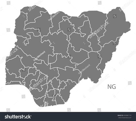 4,107 Nigeria State Map Images, Stock Photos & Vectors | Shutterstock