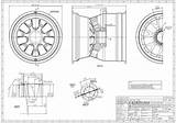 Blueprint Rim Autocad Blueprints Zeichnungen Tecnico 3d Isometric  sketch template