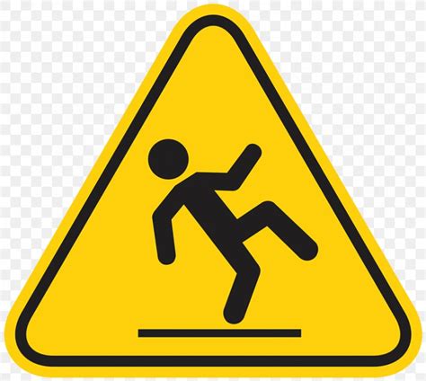 Risk Falling Fall Prevention Slip And Fall Wet Floor Sign, PNG ...