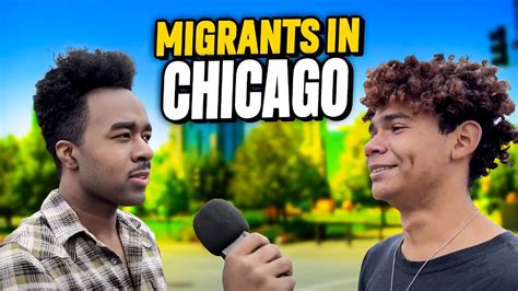 Interviewing migrants in Chicago! - YouTube