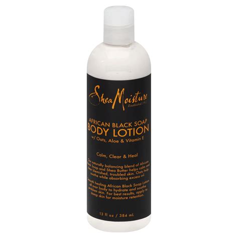 Shea Moisture Body Lotion, African Black Soap, 13 fl oz (384 ml) - Beauty - Skin Care ...