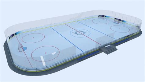 3D ice hockey rink model - TurboSquid 1570281