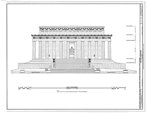 how to draw lincoln memorial - Bates