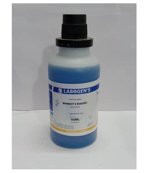 BENEDICT’S REAGENT (qualitative) (CAS NO.63126-89-6) 500 ML: Buy Online at Best Price in India ...