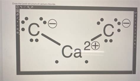 Solved Draw the Lewis structure of calcium chloride. .per | Chegg.com