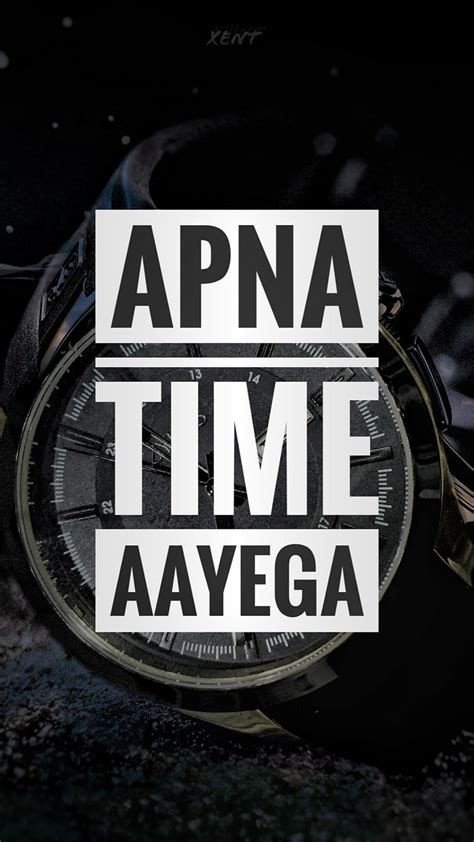 Apna time aayega, bollywood, gully boy, hard, love, quote, quotes, ranveer singh, HD phone ...