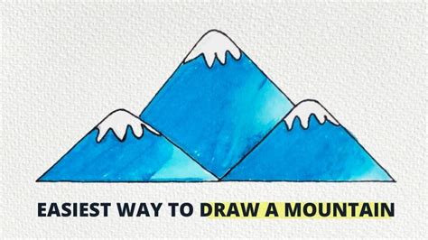 How To Draw Cartoon Mountains | Images and Photos finder