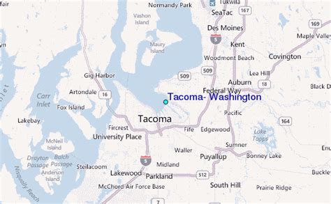 Tacoma Washington Map | Gadgets 2018