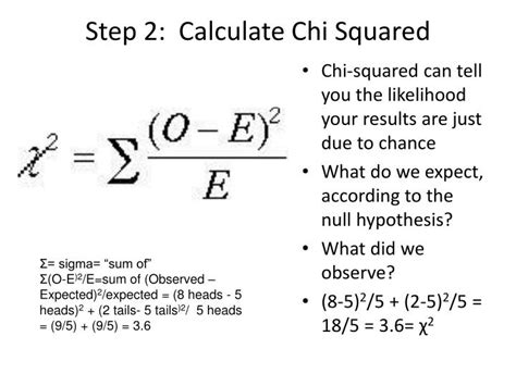 PPT - The Chi square hypothesis test PowerPoint Presentation - ID:5447674