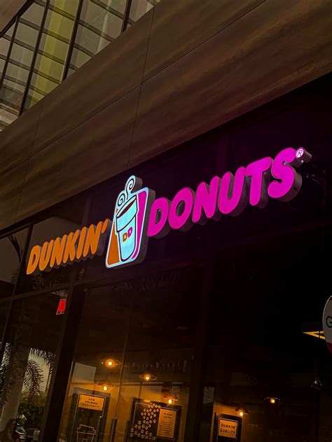 Photo of Dunkin' Donuts Neon Signage · Free Stock Photo