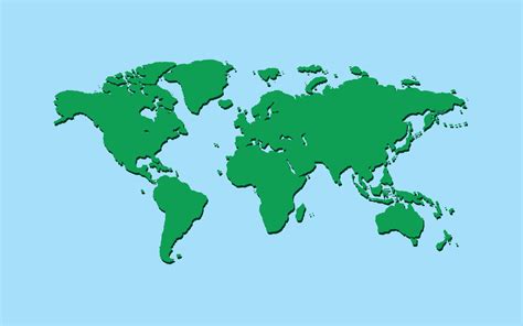 World map vector isolated on white background. Flat Earth map vector. World map vector ...