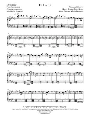 "Fa La La" Sheet Music - 1 Arrangement Available Instantly - Musicnotes