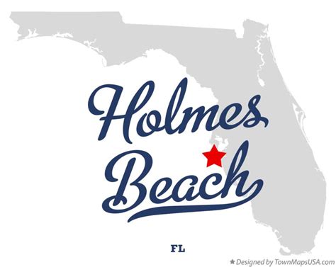 Map of Holmes Beach, FL, Florida