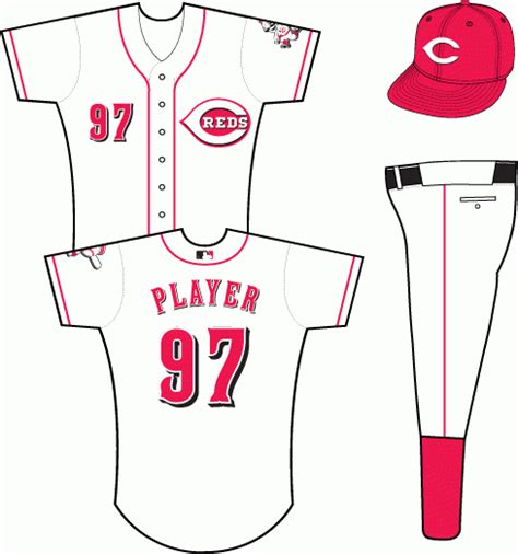 Cincinnati Reds Uniform - Home Uniform - National League (NL) - Chris ...