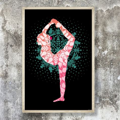 Yoga Room Wall Art Yoga Studio Decor Yoga Girl Poster Yoga | Etsy