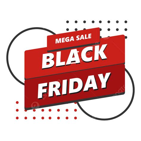 Black Friday Sale Red Clipart Vector Design, Black Friday, Sale Clipart, Friday Sale PNG and ...