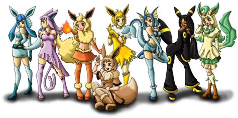 eevee evolutions gijinka - Google Search | Eve of FairyTail | Pinterest | Eevee evolutions ...