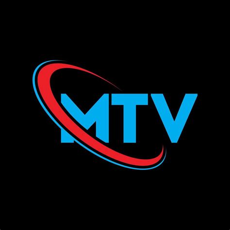 MTV logo. MTV letter. MTV letter logo design. Initials MTV logo linked with circle and uppercase ...