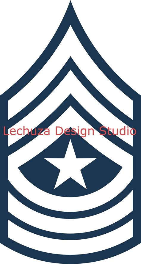 Army Enlisted Rank Stripes SVG Cutting Design Files you Get 5 File Types of Each of the 12 Ranks ...