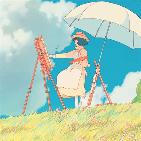 think of me with a smile on my face | Studio ghibli art, Ghibli art, Studio ghibli movies