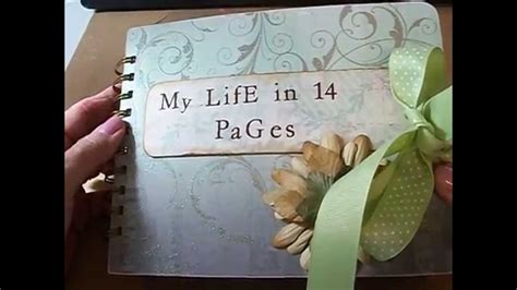 My Life in 14 Pages Scrapbook - YouTube