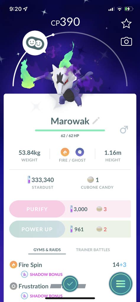 Shiny Alolan shadow marowak : r/pokemongo