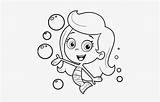 Molly Bubble Guppy Coloring Page Pages sketch template