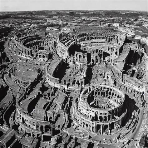 An aerial view of the Roman colosseum with datacenter | Stable ...