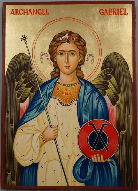 St Archangel Gabriel Orthodox Icon - BlessedMart