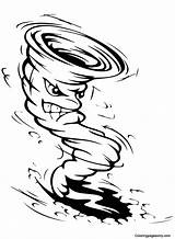 Tornado Coloring Pages Printable For Free Download sketch template