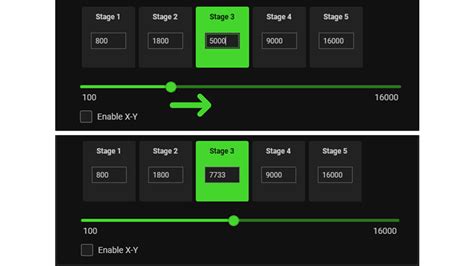 How to adjust the DPI setting on a Razer mouse through Razer Synapse 3